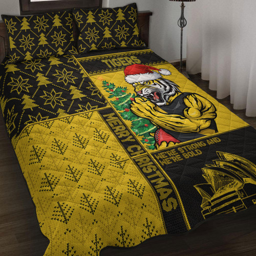 Richmond Quilt Bed Set Christmas Magic Knit Style Winter Glow Richmond Quilt Bed Set Christmas Magic Knit Style Winter Glow