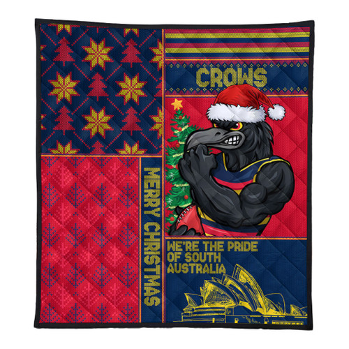 Adelaide Crows Quilt Christmas Magic Knit Style Winter Glow Adelaide Crows Quilt Christmas Magic Knit Style Winter Glow