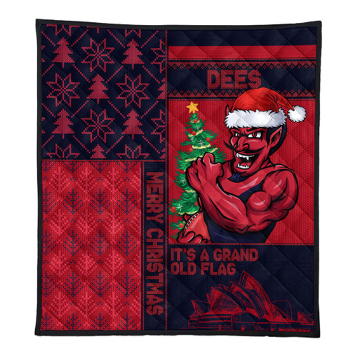 Melbourne Quilt Christmas Magic Knit Style Winter Glow Melbourne Quilt Christmas Magic Knit Style Winter Glow