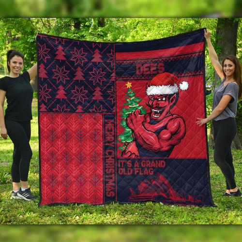 Melbourne Quilt Christmas Magic Knit Style Winter Glow Melbourne Quilt Christmas Magic Knit Style Winter Glow