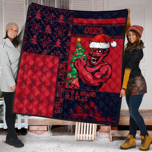 Melbourne Quilt Christmas Magic Knit Style Winter Glow Melbourne Quilt Christmas Magic Knit Style Winter Glow