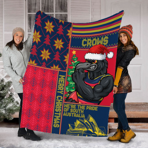 Adelaide Crows Blanket Christmas Magic Knit Style Winter Glow Adelaide Crows Blanket Christmas Magic Knit Style Winter Glow