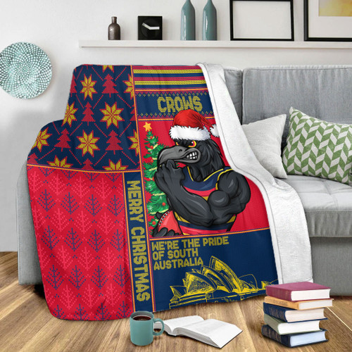 Adelaide Crows Blanket Christmas Magic Knit Style Winter Glow Adelaide Crows Blanket Christmas Magic Knit Style Winter Glow