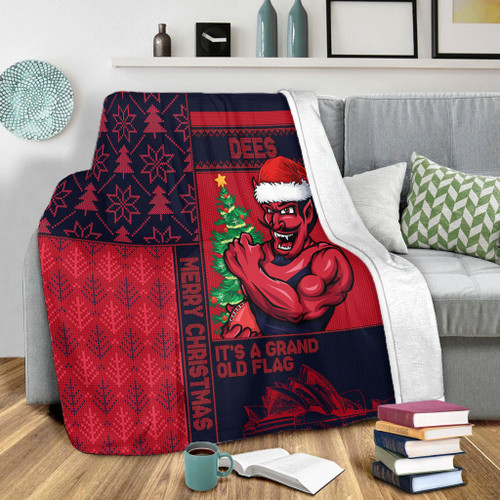Melbourne Blanket Christmas Magic Knit Style Winter Glow Melbourne Blanket Christmas Magic Knit Style Winter Glow