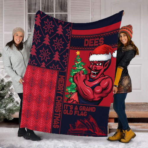 Melbourne Blanket Christmas Magic Knit Style Winter Glow Melbourne Blanket Christmas Magic Knit Style Winter Glow