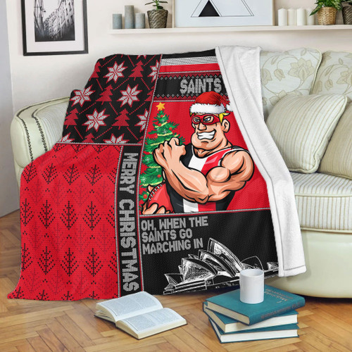 St Kilda Blanket Christmas Magic Knit Style Winter Glow St Kilda Blanket Christmas Magic Knit Style Winter Glow