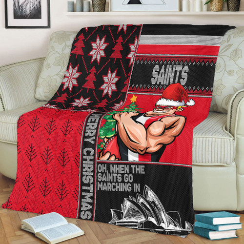 St Kilda Blanket Christmas Magic Knit Style Winter Glow St Kilda Blanket Christmas Magic Knit Style Winter Glow
