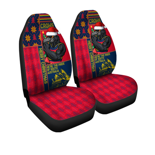 Adelaide Crows Car Seat Cover Christmas Magic Knit Style Winter Glow Adelaide Crows Car Seat Cover Christmas Magic Knit Style Winter Glow