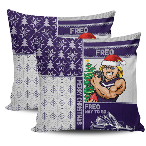 Fremantle Pillow Cases Christmas Magic Knit Style Winter Glow
