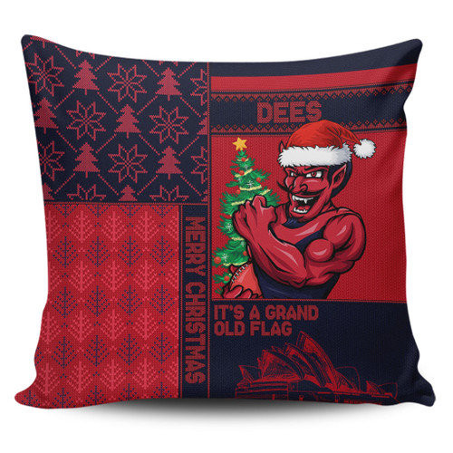 Melbourne Pillow Cases Christmas Magic Knit Style Winter Glow Melbourne Pillow Cases Christmas Magic Knit Style Winter Glow
