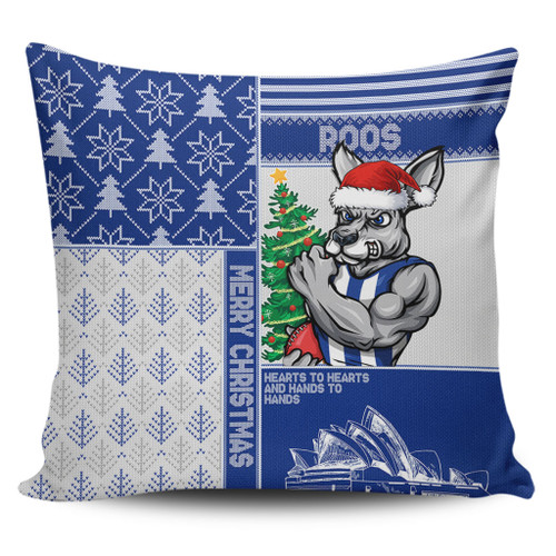 North Melbourne Pillow Cases Christmas Magic Knit Style Winter Glow North Melbourne Pillow Cases Christmas Magic Knit Style Winter Glow