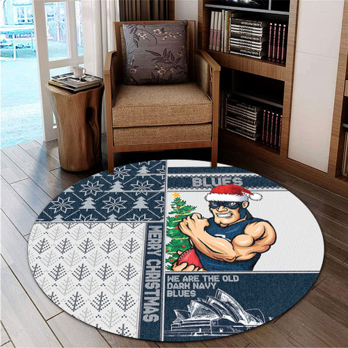 Carlton Round Rug Christmas Magic Knit Style Winter Glow Carlton Round Rug Christmas Magic Knit Style Winter Glow