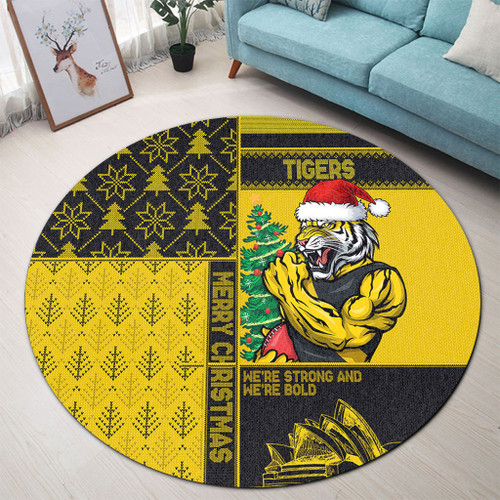 Richmond Round Rug Christmas Magic Knit Style Winter Glow Richmond Round Rug Christmas Magic Knit Style Winter Glow