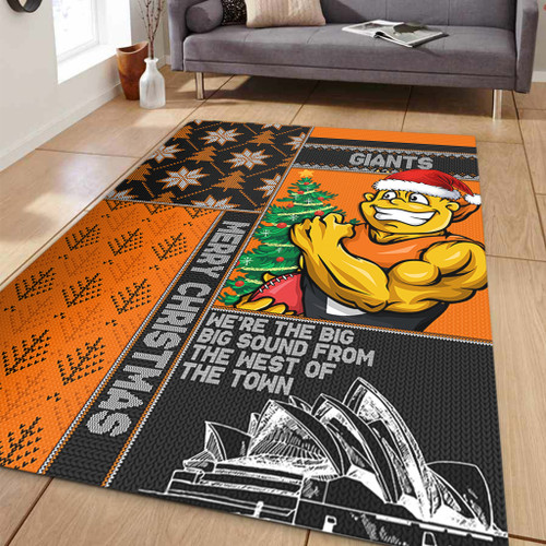 Gold Coast SUNS Area Rug Christmas Magic Knit Style Winter Glow