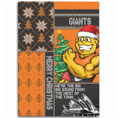 Gold Coast SUNS Area Rug Christmas Magic Knit Style Winter Glow