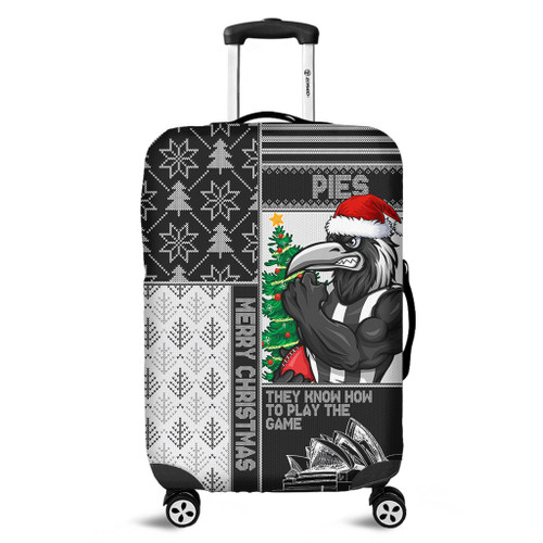 Collingwood Luggage Cover Christmas Magic Knit Style Winter Glow Collingwood Luggage Cover Christmas Magic Knit Style Winter Glow