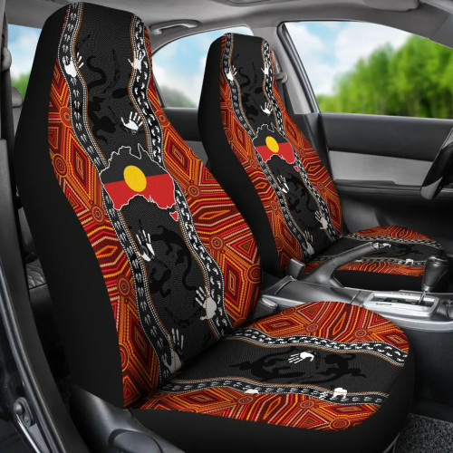 Australia Aboriginal Car Seat Covers - Australia Indigenous Map Australia Aboriginal Car Seat Covers - Australia Indigenous Map