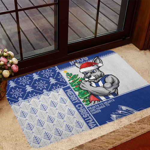 North Melbourne Doormat Christmas Magic Knit Style Winter Glow North Melbourne Doormat Christmas Magic Knit Style Winter Glow