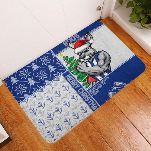North Melbourne Doormat Christmas Magic Knit Style Winter Glow North Melbourne Doormat Christmas Magic Knit Style Winter Glow