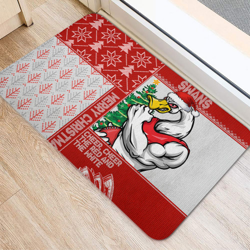 Sydney Swans Doormat Christmas Magic Knit Style Winter Glow Sydney Swans Doormat Christmas Magic Knit Style Winter Glow