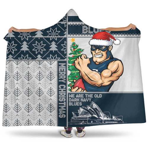 Carlton Hooded Blanket Christmas Magic Knit Style Winter Glow Carlton Hooded Blanket Christmas Magic Knit Style Winter Glow