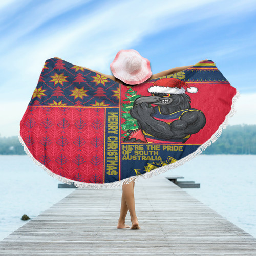 Adelaide Crows Beach Blanket Christmas Magic Knit Style Winter Glow Adelaide Crows Beach Blanket Christmas Magic Knit Style Winter Glow
