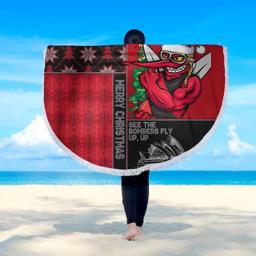 Essendon Beach Blanket Christmas Magic Knit Style Winter Glow