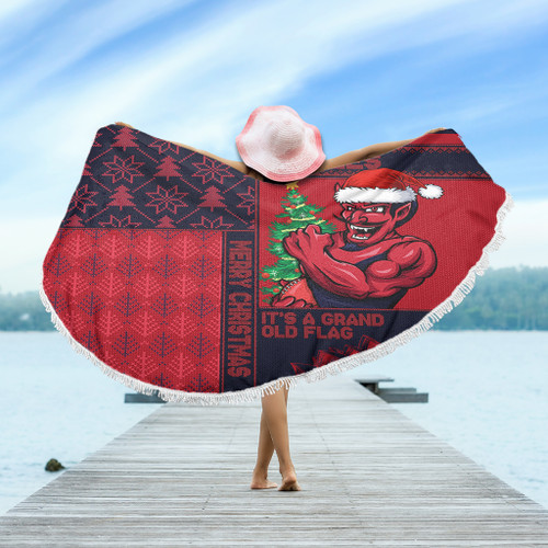 Melbourne Beach Blanket Christmas Magic Knit Style Winter Glow Melbourne Beach Blanket Christmas Magic Knit Style Winter Glow