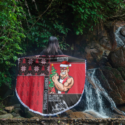 St Kilda Beach Blanket Christmas Magic Knit Style Winter Glow St Kilda Beach Blanket Christmas Magic Knit Style Winter Glow