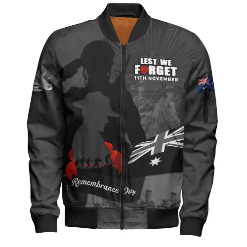 Australia Bomber Jacket Remembrance Day 11th November Tribute Edition Australia Bomber Jacket Remembrance Day 11th November Tribute Edition