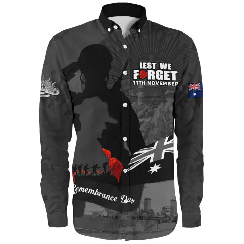 Australia Long Sleeve Shirt Remembrance Day 11th November Tribute Edition