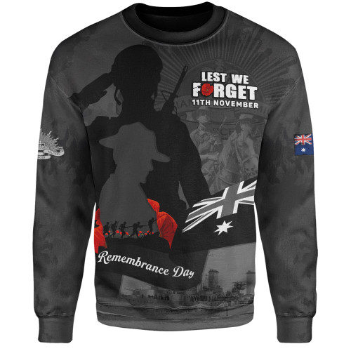 Australia Sweatshirt Remembrance Day 11th November Tribute Edition