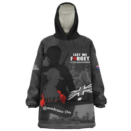 Australia Snug Hoodie Remembrance Day 11th November Tribute Edition