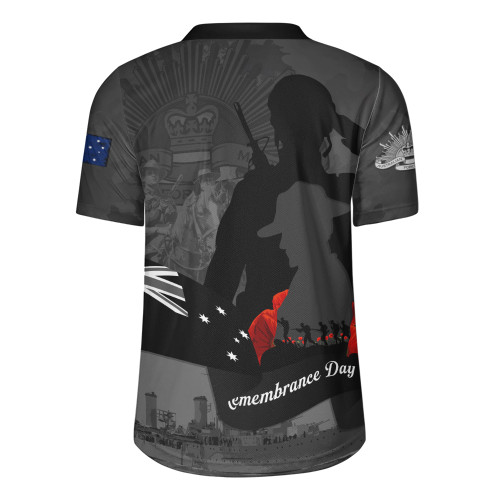 Australia Rugby Jersey Remembrance Day 11th November Tribute Edition