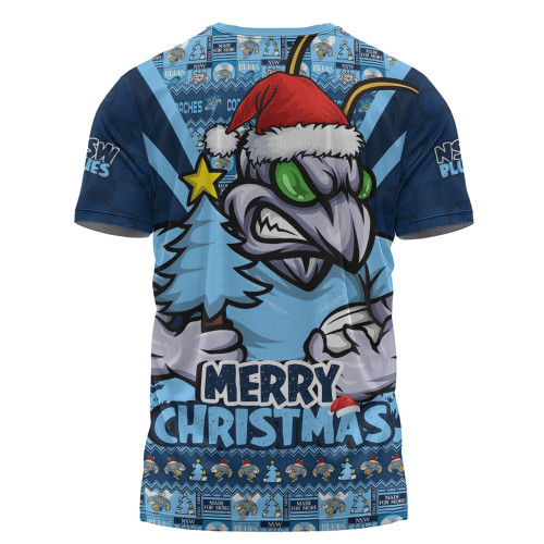 New South Wales Blues T-Shirt Merry Christmas Festive Spirit Edition
