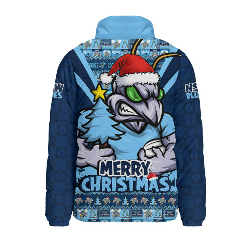 New South Wales Blues Padded Jacket Merry Christmas Festive Spirit Edition