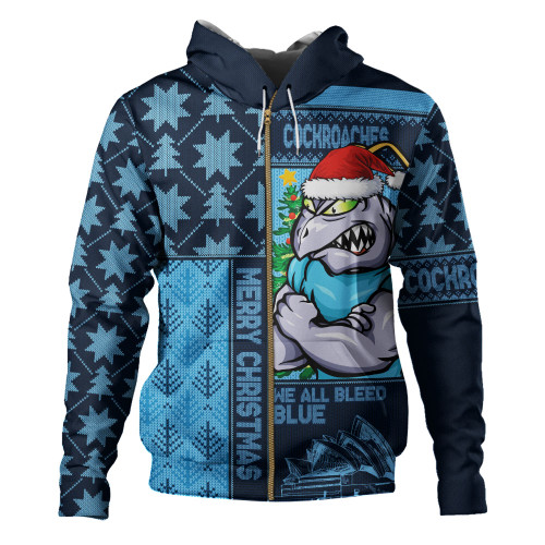 New South Wales Blues Hoodie Winter Knit Magic Holiday Spirit