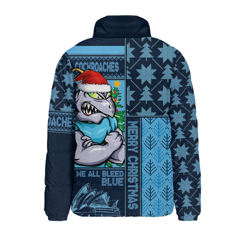 New South Wales Blues Padded Jacket Winter Knit Magic Holiday Spirit