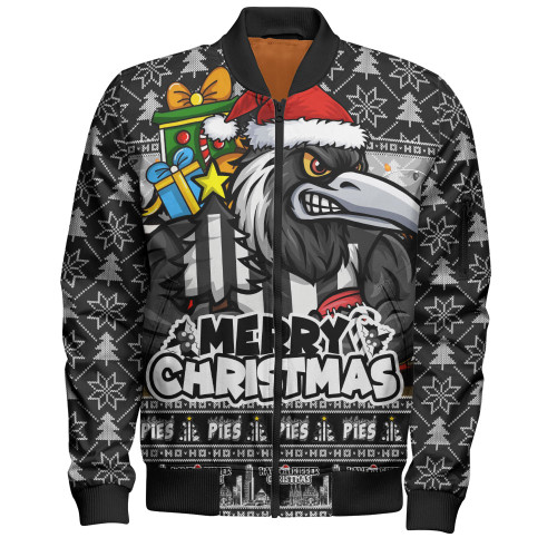 Collingwood Bomber Jacket Festive Holiday Merry Christmas Vibe