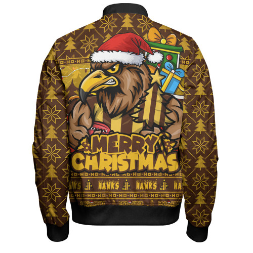 Hawthorn Bomber Jacket Festive Holiday Merry Christmas Vibe