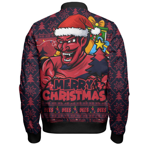 Melbourne Bomber Jacket Festive Holiday Merry Christmas Vibe