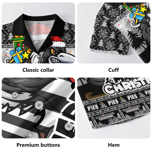 Collingwood Hawaiian Shirt Festive Holiday Merry Christmas Vibe