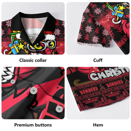 Essendon Hawaiian Shirt Festive Holiday Merry Christmas Vibe