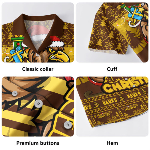 Hawthorn Hawaiian Shirt Festive Holiday Merry Christmas Vibe