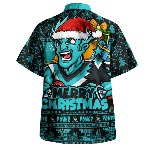 Port Adelaide Hawaiian Shirt Festive Holiday Merry Christmas Vibe