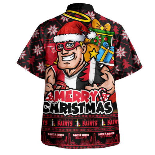 St Kilda Hawaiian Shirt Festive Holiday Merry Christmas Vibe