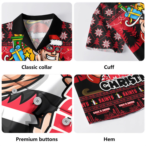 St Kilda Hawaiian Shirt Festive Holiday Merry Christmas Vibe