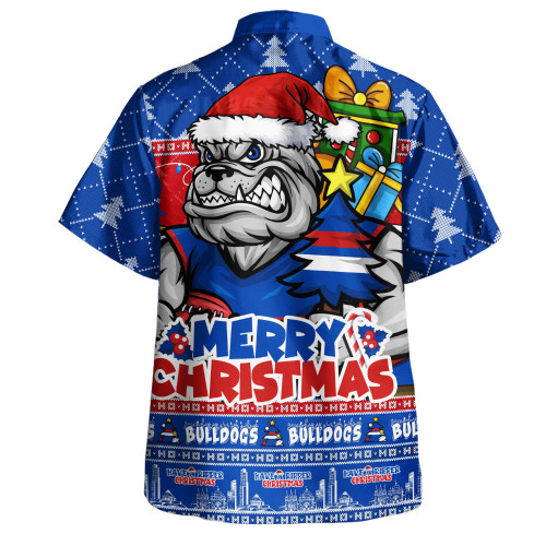 Western Bulldogs Hawaiian Shirt Festive Holiday Merry Christmas Vibe