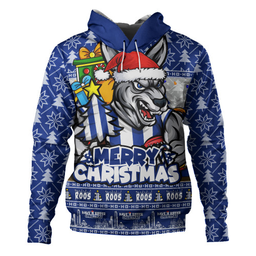 North Melbourne Hoodie Festive Holiday Merry Christmas Vibe