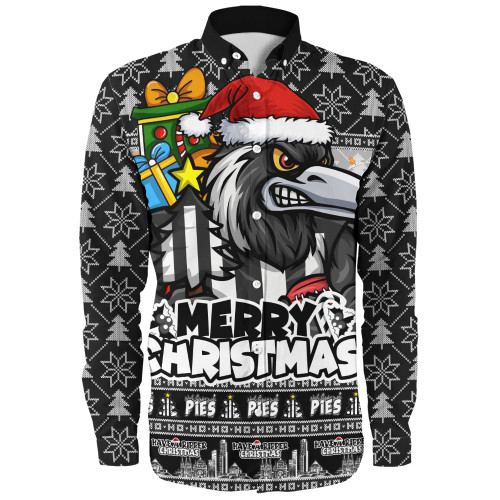 Collingwood Long Sleeve Shirt Festive Holiday Merry Christmas Vibe